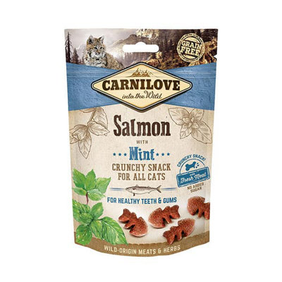 Carnilove Crunchy Salmon And Wild Mint Cat Treats 50G from B&Q