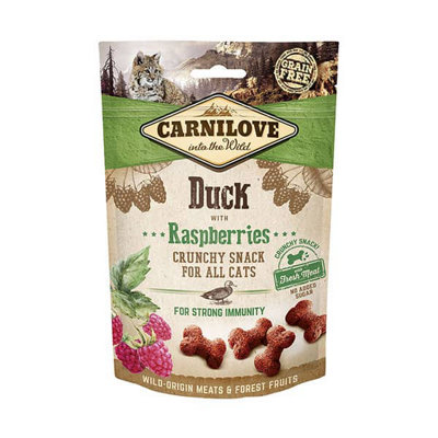 Carnilove Duck With Raspberries Crunchy Cat Treats 50G from B&Q