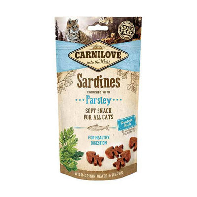 Carnilove Semi-Moist Sardine & Parsley Cat Treats 50G from B&Q