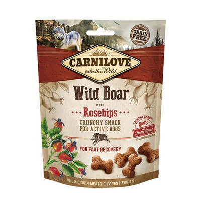 Carnilove Crunchy Wild Boar & Rosehips Dog Treats 200G from B&Q