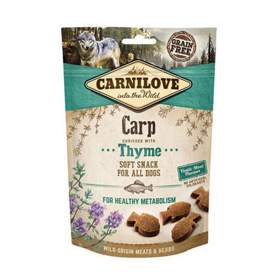 Carnilove Carp And Thyme Semi-Moist Dog Treats 200G from B&Q