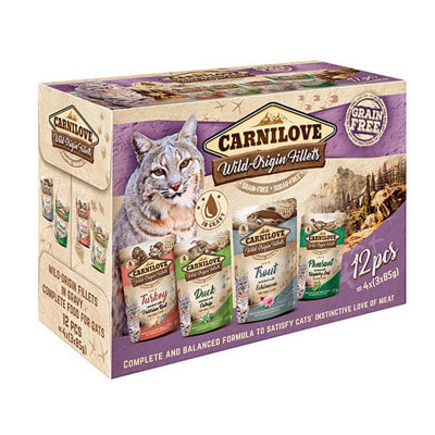 Carnilove Grain-Free Wet Cat Food Multipack12 X 85G from B&Q