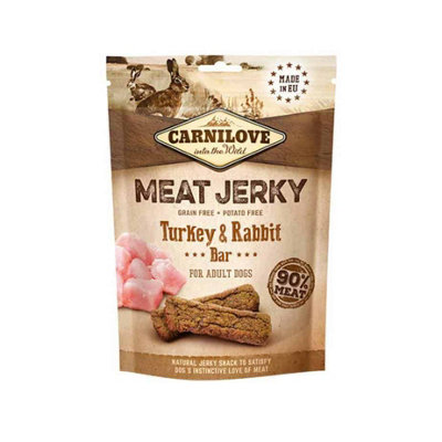 Carnilove Turkey & Rabbit Jerky Dog Treats 100G from B&Q