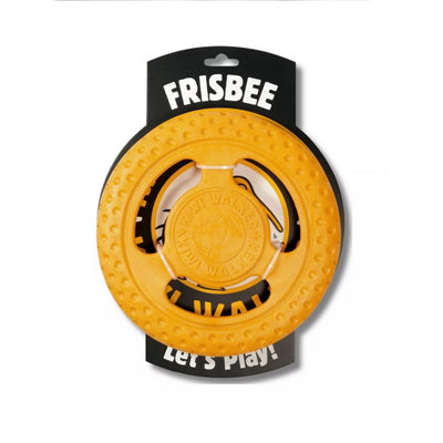 KIWI WALKER Frisbee Dog Toy - Orange - 22 cm Diameter - Thermoplastic Rubber (TPR) - Image 3