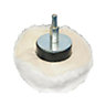 85mm Polishing Dome Mop 100% Soft Grade Cotton Power Drill Buffing Tool