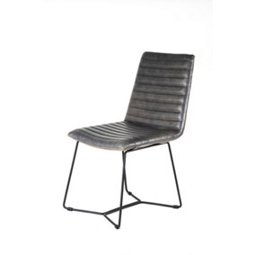 86 Cm Leather Chair - L55 x W45 x H86 cm