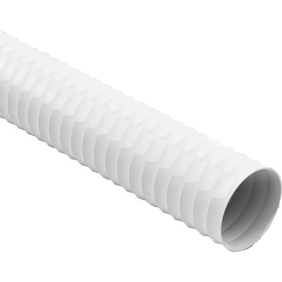 Blauberg Verplas F413 High-Quality 100mm Flexible Pvc Hose Modular Ducting 3M White from B&Q