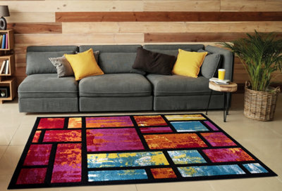 Smart Living Modern Thick Soft Carved Area RugLiving Room CarpetKitchen FloorBedroom Soft Rugs 60Cm X 110CmRectangles from B&Q