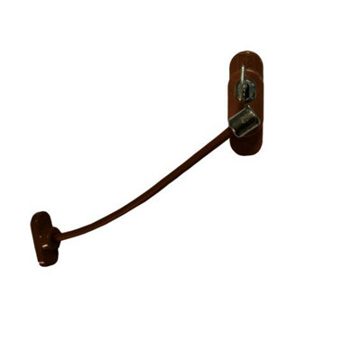 Windowparts Penkid Cable Window RestrictorBrown120276 from B&Q