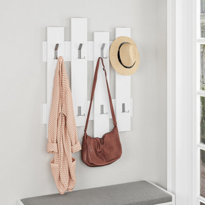 Decortie Wave Wall Mounted Hanger - White - Image 3