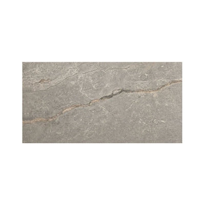 B&Q -  Tuscan Grey Matt Marble Effect Porcelain Indoor Wall & Floor TilePack Of 6(L)600mm (W)300mm