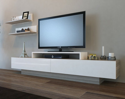Decorotika Lusi Tv Stand Tv Unit For Tvs Up To 80 Inch
