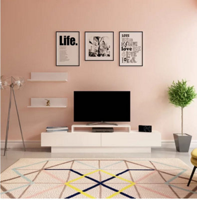 Decorotika Lusi Tv Stand Tv Unit For Tvs Up To 80 Inch