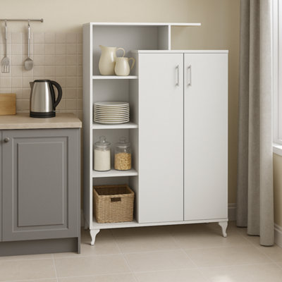 Decorotika Gupse 140 Cm Multipurpose Cabinet White from B&Q