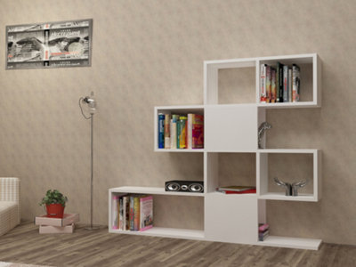 B&Q -  Karlin 4-Tier Bookcase White