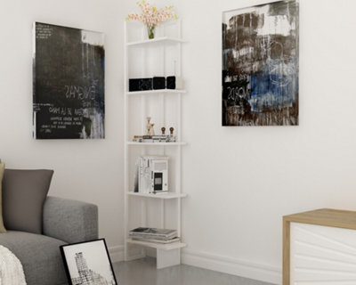 Decorotika Alice Corner Bookcase With Metal Frame from B&Q