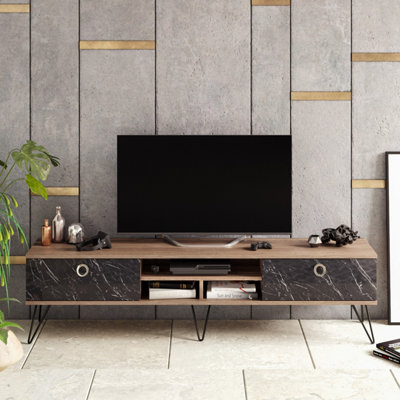 Decorotika Lorenz Modern Tv Stand Tv Unit For Tv's Up To 71 Inch from B&Q
