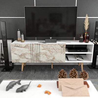 Decorotika Ronas 160Cm Wide Tv Stand Media Console For Tvs Up To 72 Inch from B&Q