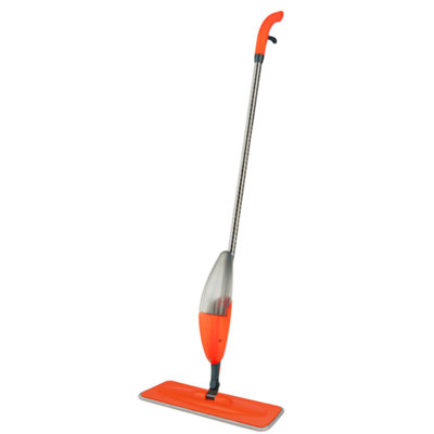 Eco360 Flash Spray Mop With 700Ml Refillable Tank  360 Degree Rotating Microfibre Floor Mop from B&Q