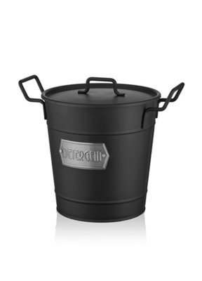 Rozi Black Detergent Storage Bin from B&Q
