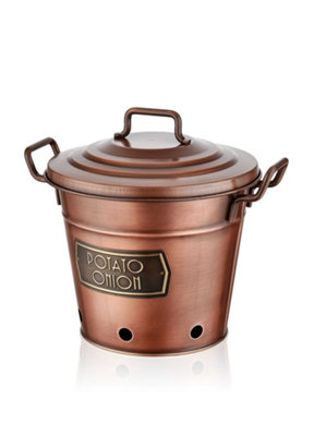 Rozi Copper Potato And Onion Bin from B&Q