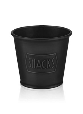Rozi Black Snack Bowl (Galvanised Steel)
