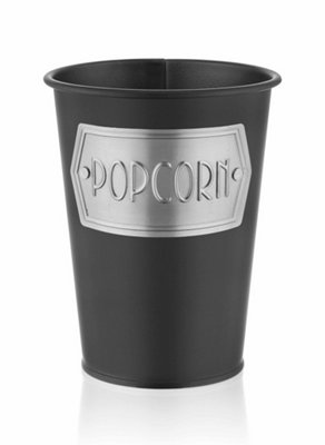 Rozi Black Popcorn Bowl (Galvanised Steel) from B&Q