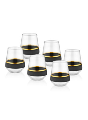 Rozi Glow Collection TumblersSet Of 6 from B&Q
