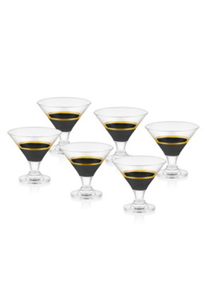 Rozi Glow Collection Dessert BowlSet Of 6 from B&Q