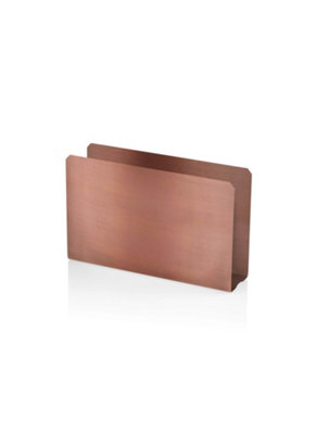 B&Q -  Copper Napkin Holder8 Cm (H) X 13 Cm (W) X 2 Cm (D)