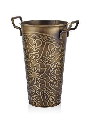 Rozi Gold Vase50 Cm (H) X 35 Cm (W) X 25 Cm (D) from B&Q