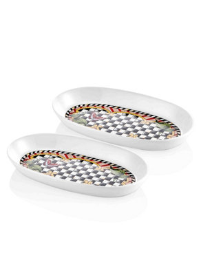 B&Q -  Jardin Collection Oval Platters (Set Of 2)