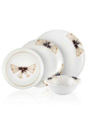 B&Q -  Dreamy Collection 24-Piece Porcelain Dinner Set