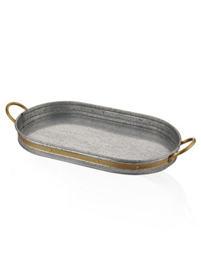 Rozi Galvin Collection Oval Serving Tray (66 X 32 Cm) from B&Q