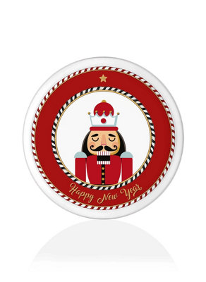 Rozi The Nutcracker Collection Round Serving Platter from B&Q
