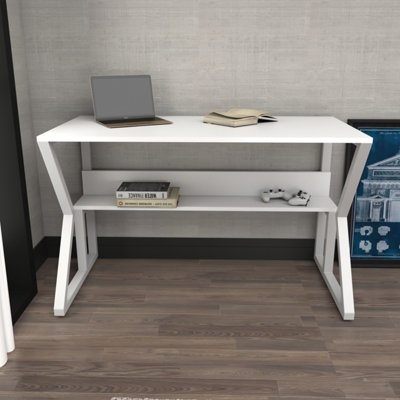 Decorotika White Wake Study And Writing Desk
