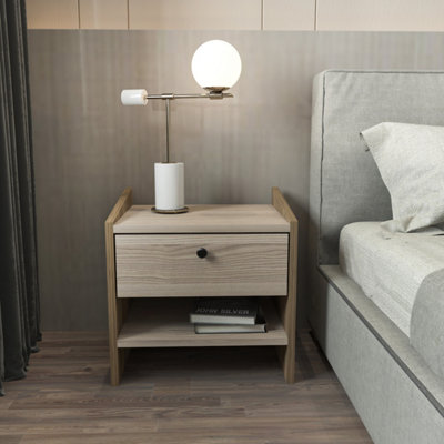 Decorotika Berlin Nightstand Walnut Cordoba from B&Q