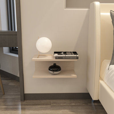 Decorotika Ramira Nightstand Cottonbeige Small
