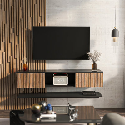 Decorotika Modern Elia Tv Unit With Storage Black And Alina from B&Q