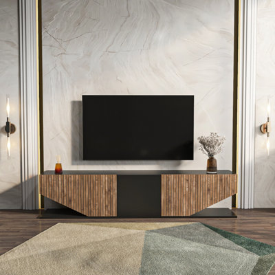Decorotika Pearl Tv Stand Tv Unit For Tvs Up To 71 Inch Black And Alina from B&Q