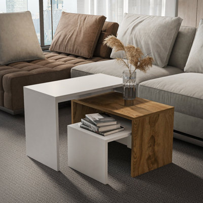 B&Q -  Andro Coffee Table White Oud