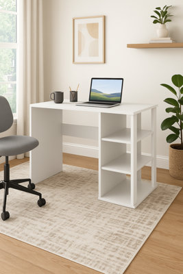 B&Q -  Polina Computer Desk White