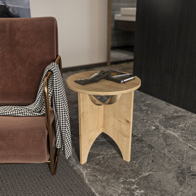 Decorotika Merit Side End Table Sapphire Oak