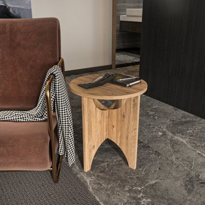 Decorotika Merit Side End Table Atlantic Pine