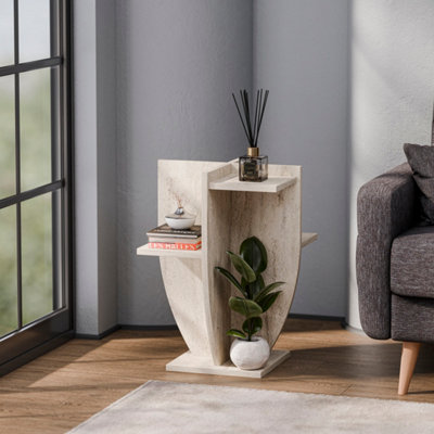 Decorotika Ceki 18 mm Modern Plant Stand Travertein from B&Q