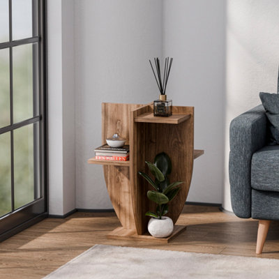 Decorotika Ceki 18 mm  Modern Plant Stand Walnut from B&Q