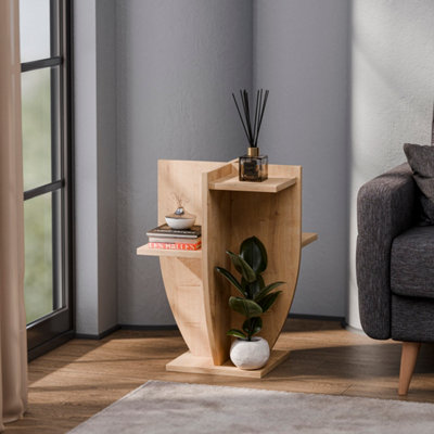 Decorotika Ceki 18 mm Modern Plant Stand Sapphire Oak from B&Q