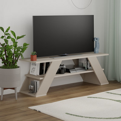 Decortie Farfalla Modern Tv Unit Multimedia Centre Tvs Up To 48" Sandstone 120Cm from B&Q
