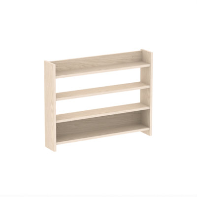 Decortie Unisex Light Beige 'Lane' 4-Tier Wall-Mounted Display Shelf In - Image 3