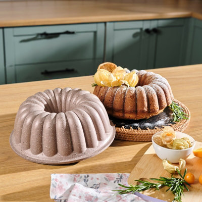 Karaca Cake Pro Lina Aluminium Cast Decorative Cake Tin25.5CmRosegold from B&Q